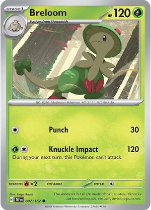 Image for Breloom (SV05: Temporal Forces) (007/162) - Pokemon