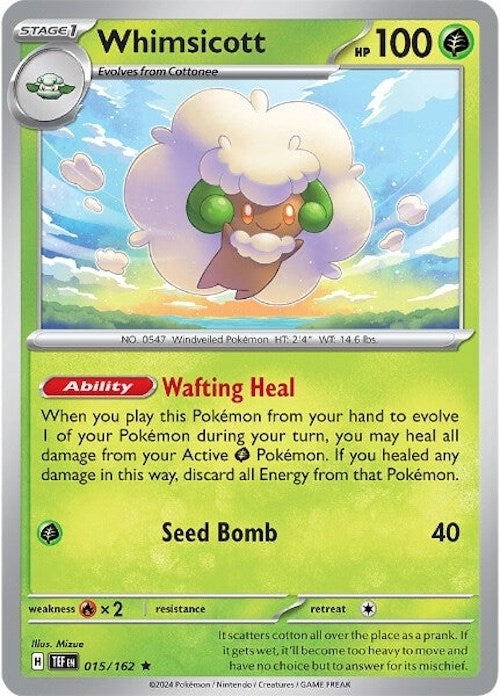 Image for Whimsicott (SV05: Temporal Forces) (015/162) - Pokemon