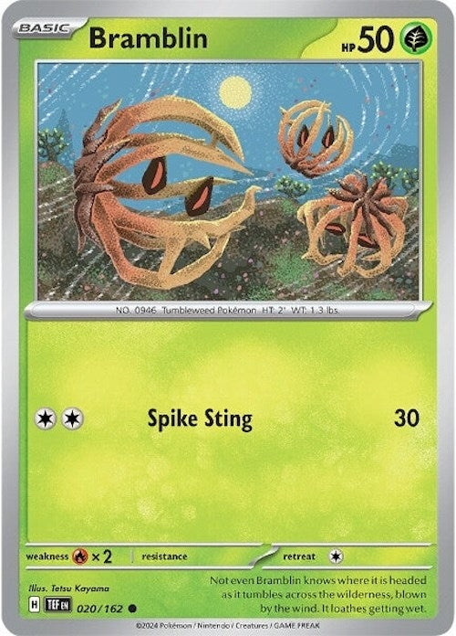 Image for Bramblin (SV05: Temporal Forces) (020/162) - Pokemon