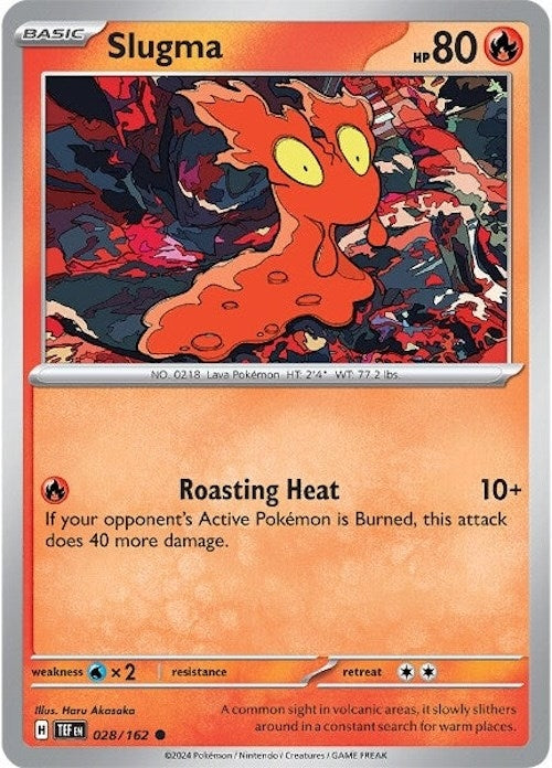 Image for Slugma (SV05: Temporal Forces) (028/162) - Pokemon