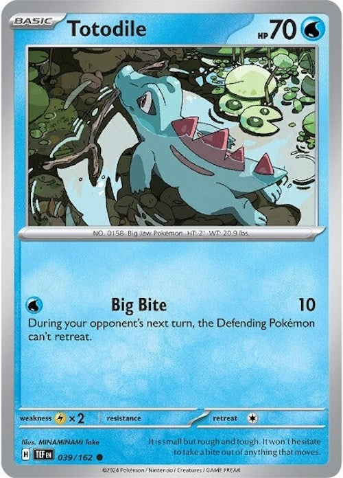 Image for Totodile (SV05: Temporal Forces) (039/162) - Pokemon