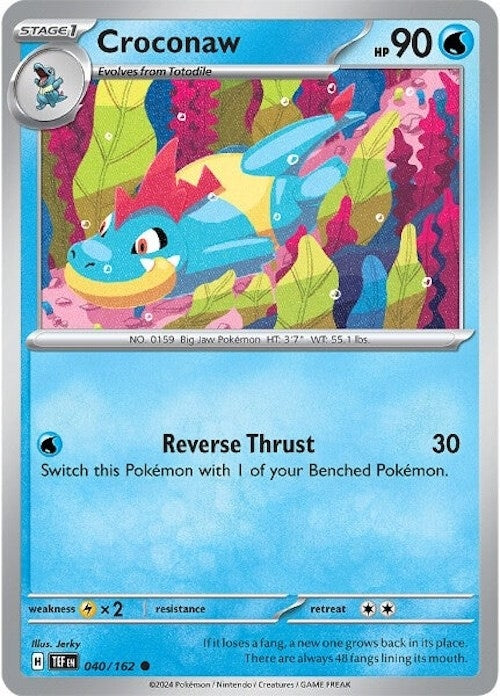 Image for Croconaw (SV05: Temporal Forces) (040/162) - Pokemon