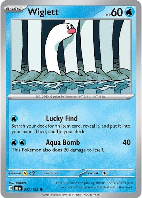 Image for Wiglett (SV05: Temporal Forces) (047/162) - Pokemon