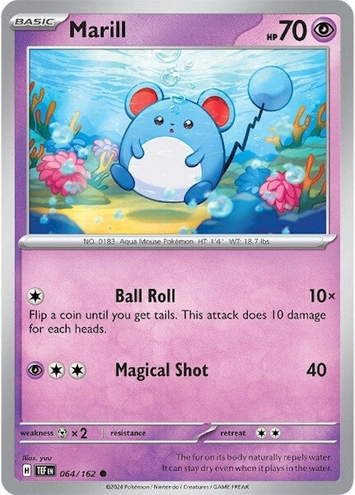 Image for Marill (SV05: Temporal Forces) (064/162) - Pokemon