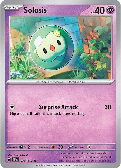 Image for Solosis (SV05: Temporal Forces) (070/162) - Pokemon