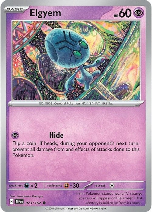 Image for Elgyem (SV05: Temporal Forces) (073/162) - Pokemon