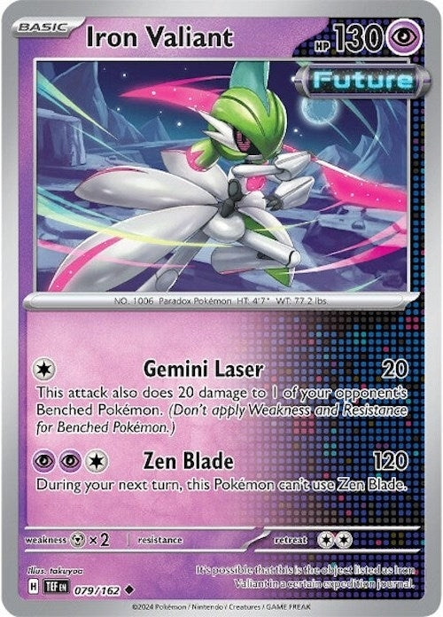 Image for Iron Valiant (SV05: Temporal Forces) (079/162) - Pokemon