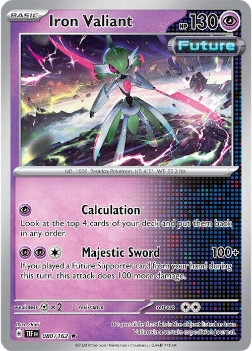 Image for Iron Valiant (SV05: Temporal Forces) (080/162) - Pokemon