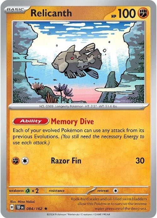 Image for Relicanth (SV05: Temporal Forces) (084/162) - Pokemon