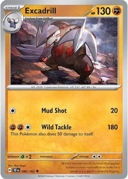 Image for Excadrill (SV05: Temporal Forces) (086/162) - Pokemon