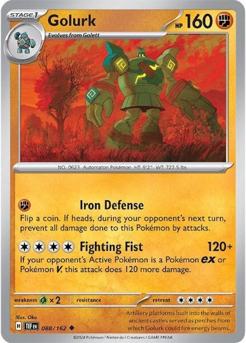Image for Golurk (SV05: Temporal Forces) (088/162) - Pokemon