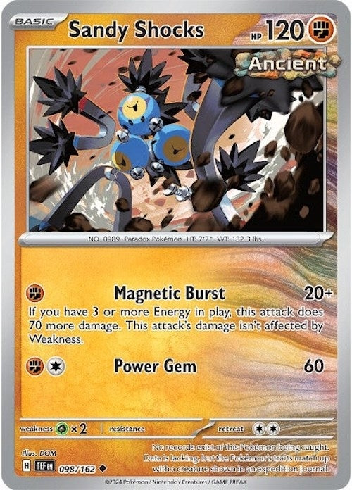 Image for Sandy Shocks (SV05: Temporal Forces) (098/162) - Pokemon