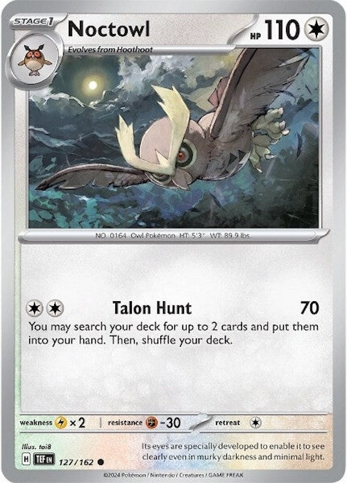 Image for Noctowl (SV05: Temporal Forces) (127/162) - Pokemon
