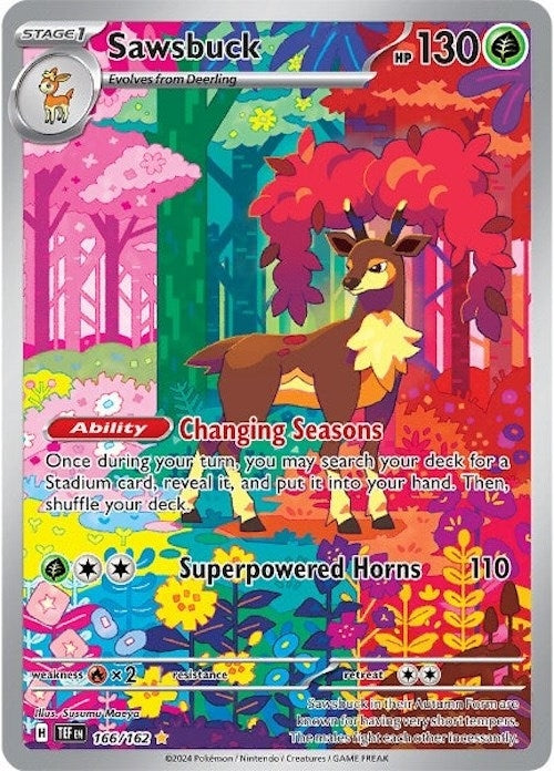 Image for Sawsbuck (SV05: Temporal Forces) (166/162) - Pokemon