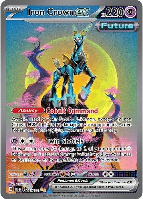 Image for Iron Crown ex (SV05: Temporal Forces) (206/162) - Pokemon