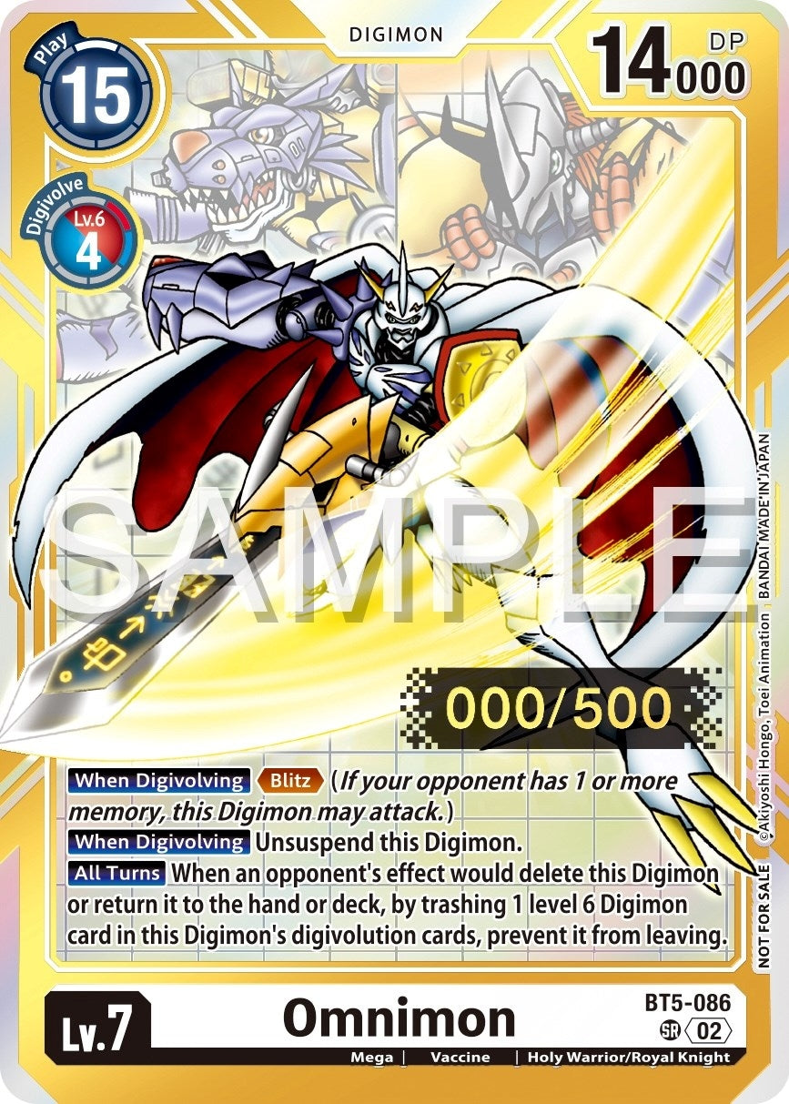 Image for Omnimon (Serial Numbered) (BT05) (5086)