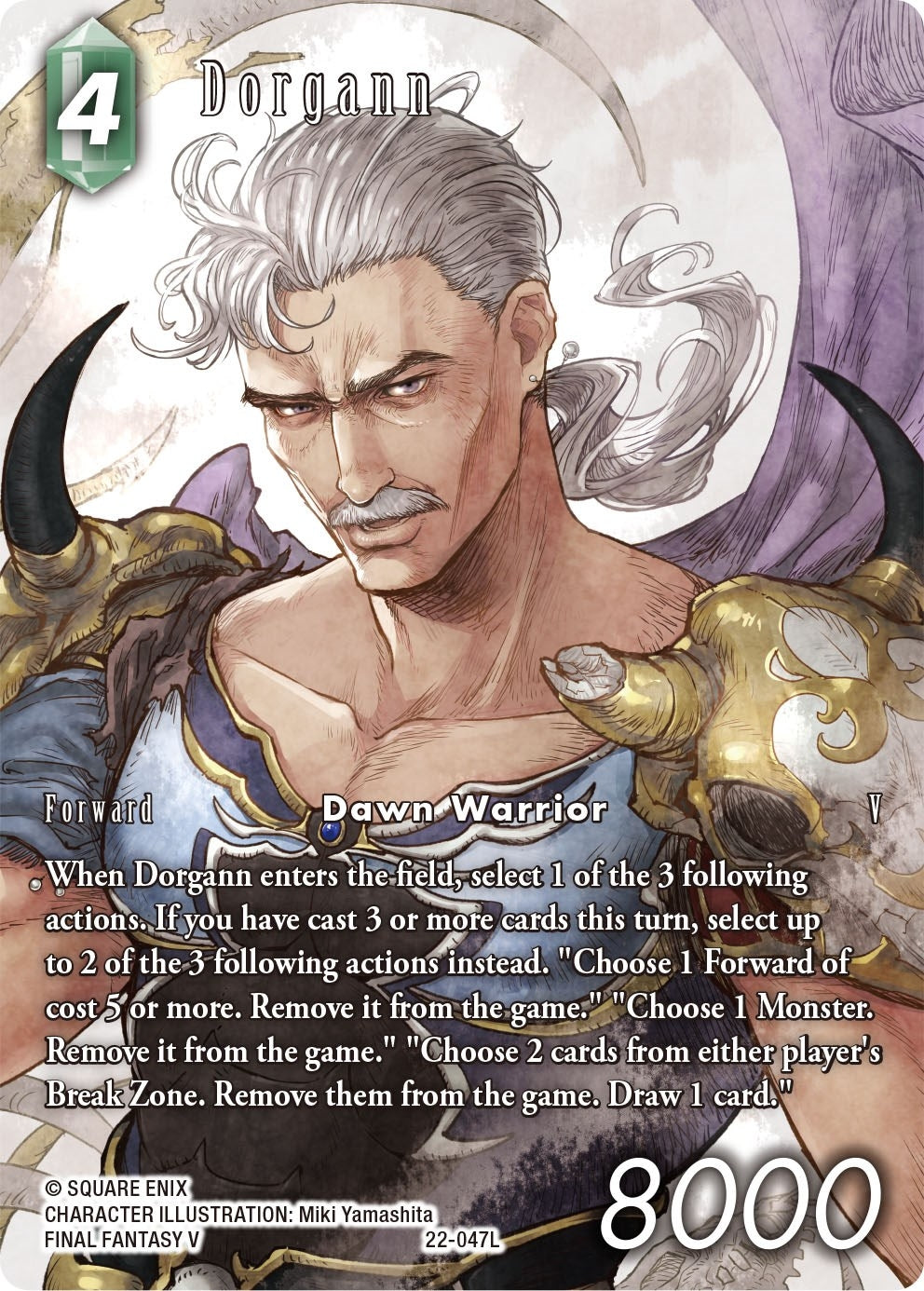Image for Dorgann (Full Art) (Hidden Hope) (22-047L) - Final Fantasy TCG