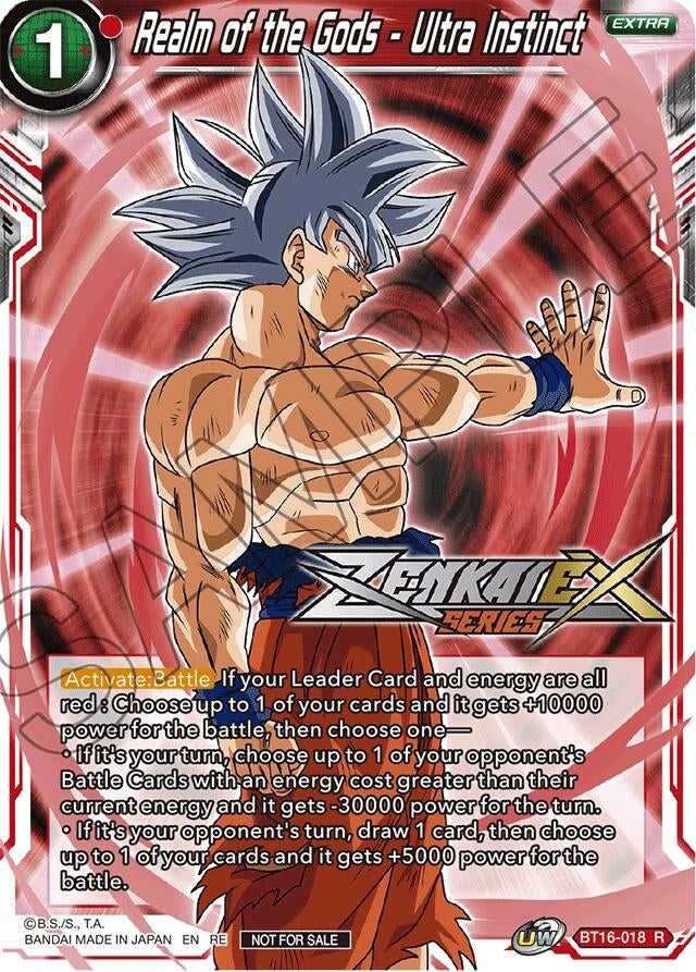 Image for Realm of the Gods - Ultra Instinct (Event Pack 14) (Promotion Cards) (BT16-018) - Dragon Ball Super: Masters