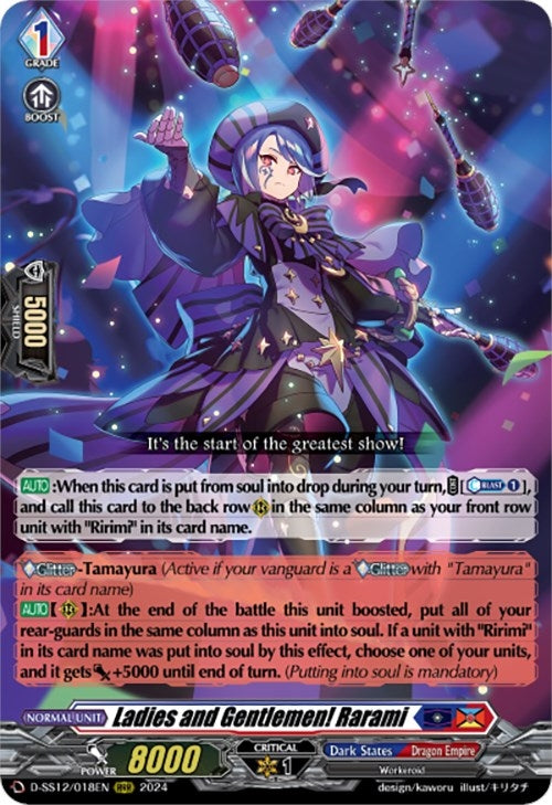 Image for Ladies and Gentlemen! Rarami (D-SS12: Triple Drive Booster) (D-SS12/018EN) - Cardfight Vanguard