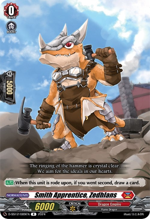 Image for Smith Apprentice, Zedhlans (D-SS12: Triple Drive Booster) (D-SS12/089EN) - Cardfight Vanguard