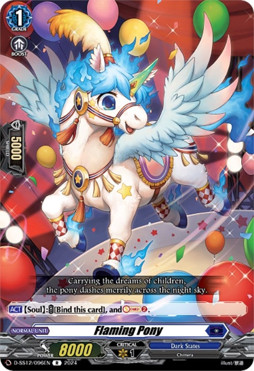 Image for Flaming Pony (D-SS12: Triple Drive Booster) (D-SS12/096EN) - Cardfight Vanguard