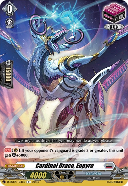Image for Cardinal Draco, Enpyro (D-SS12: Triple Drive Booster) (D-SS12/104EN) - Cardfight Vanguard