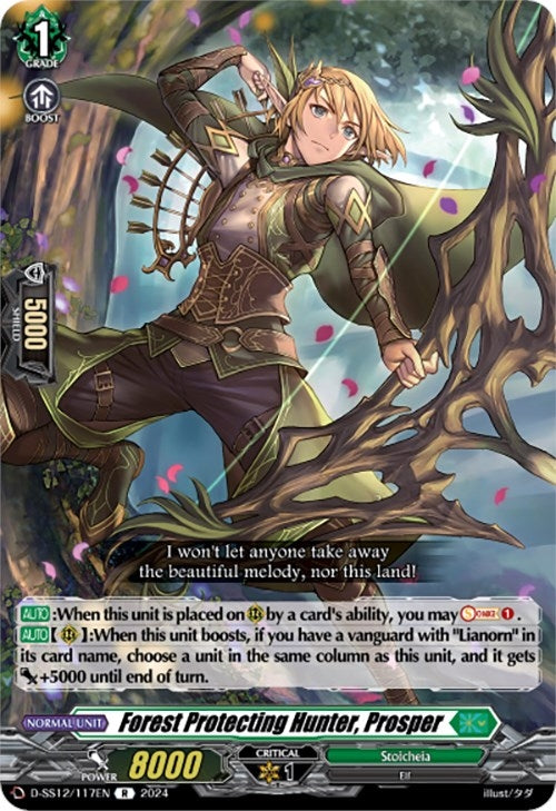 Image for Forest Protecting Hunter, Prosper (D-SS12: Triple Drive Booster) (D-SS12/117EN) - Cardfight Vanguard