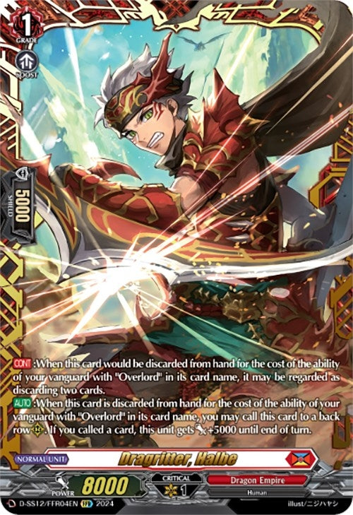 Image for Dragritter, Halbe (FFR) (D-SS12: Triple Drive Booster) (D-SS12/FFR04EN) - Cardfight Vanguard