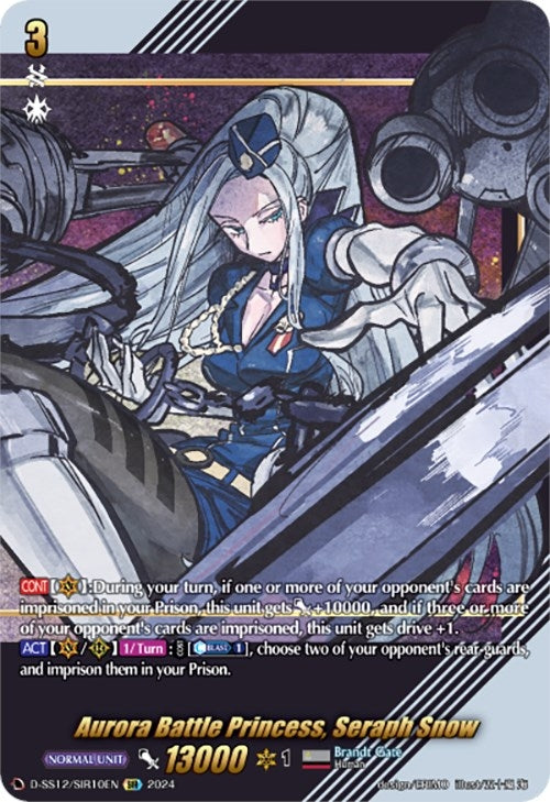 Image for Aurora Battle Princess, Seraph Snow (SIR) (D-SS12: Triple Drive Booster) (D-SS12/SIR10EN) - Cardfight Vanguard
