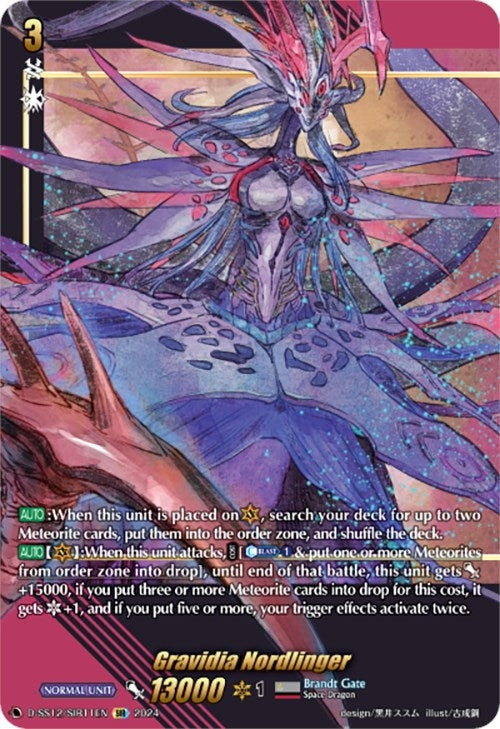 Image for Gravidia Nordlinger (SIR) (D-SS12: Triple Drive Booster) (D-SS12/SIR11EN) - Cardfight Vanguard
