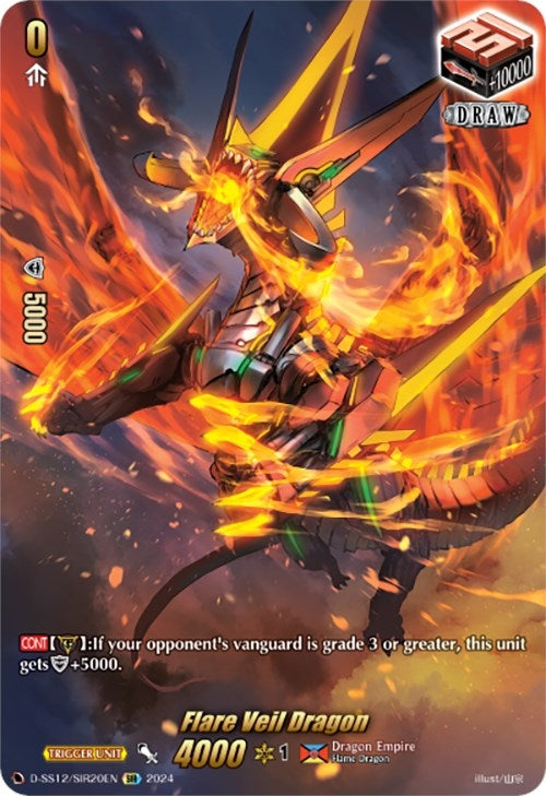 Image for Flare Veil Dragon (SIR) (D-SS12: Triple Drive Booster) (D-SS12/SIR20EN) - Cardfight Vanguard