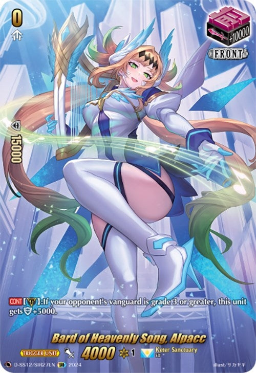 Image for Bard of Heavenly Song, Alpacc (SIR) (D-SS12: Triple Drive Booster) (D-SS12/SIR27EN) - Cardfight Vanguard