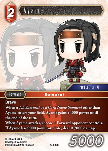 Image for Ayame (Hidden Hope) (22-003R) - Final Fantasy TCG