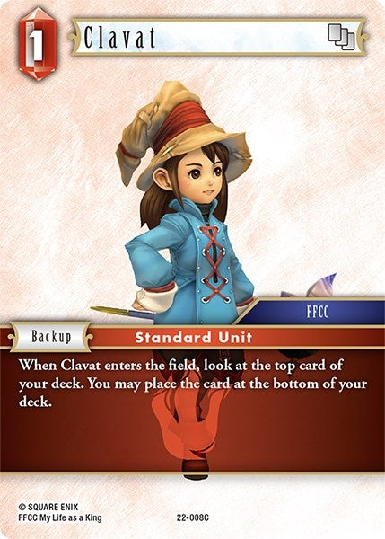 Image for Clavat (Hidden Hope) (22-008C) - Final Fantasy TCG