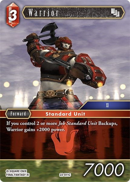 Image for Warrior (Hidden Hope) (22-011C) - Final Fantasy TCG