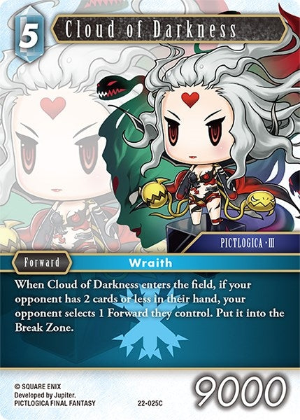 Image for Cloud of Darkness (Hidden Hope) (22-025C) - Final Fantasy TCG
