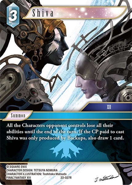 Image for Shiva (Hidden Hope) (22-027R) - Final Fantasy TCG