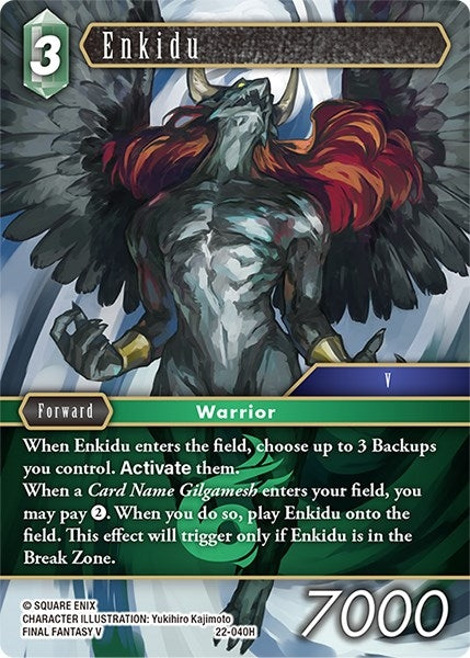 Image for Enkidu (Hidden Hope) (22-040H) - Final Fantasy TCG