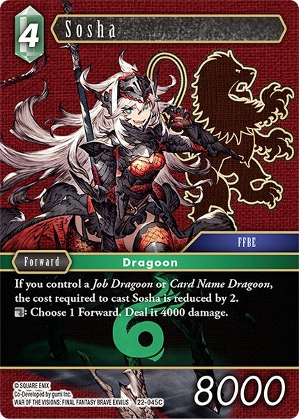 Image for Sosha (Hidden Hope) (22-045C) - Final Fantasy TCG