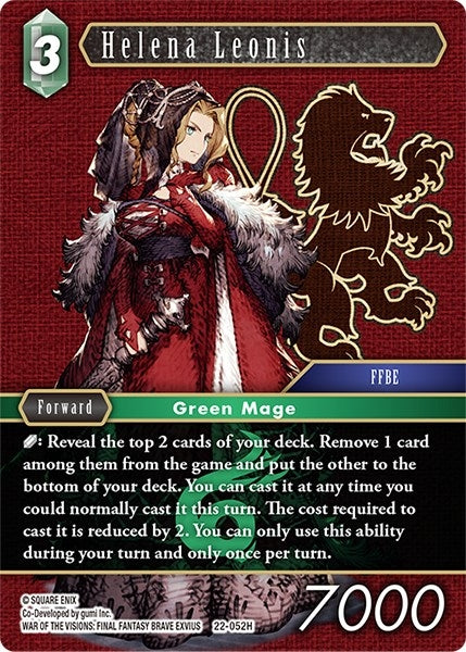 Image for Helena Leonis (Hidden Hope) (22-052H) - Final Fantasy TCG