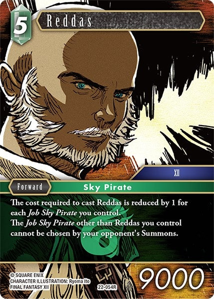 Image for Reddas (Hidden Hope) (22-054R) - Final Fantasy TCG
