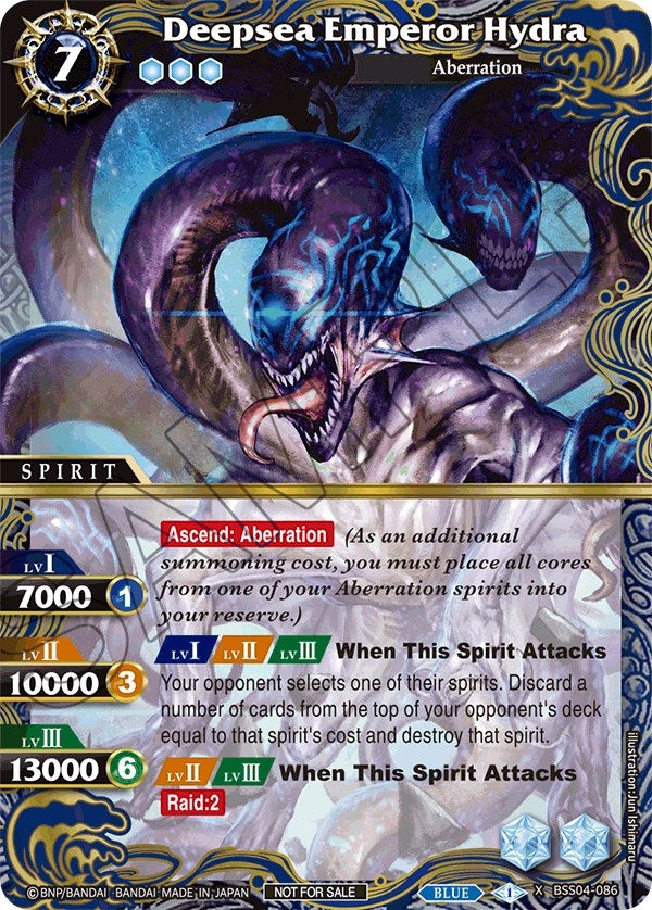 Image for Deepsea Emperor Hydra (Event Pack 2024 Vol. 1) (Launch & Event Promos) (BSS04-086) - Battle Spirits Saga