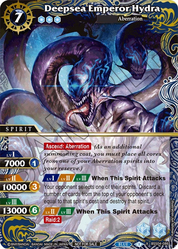 Image for Deepsea Emperor Hydra (Grand Tour Finalist Card Set 2024 Vol. 1) (Launch & Event Promos) (BSS04-086) - Battle Spirits Saga