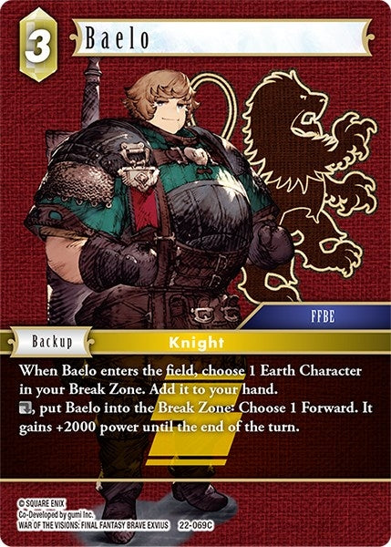 Image for Baelo (Hidden Hope) (22-069C) - Final Fantasy TCG