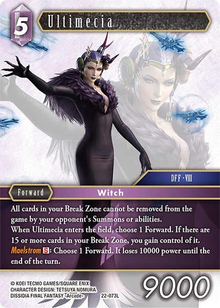 Image for Ultimecia (Hidden Hope) (22-073L) - Final Fantasy TCG