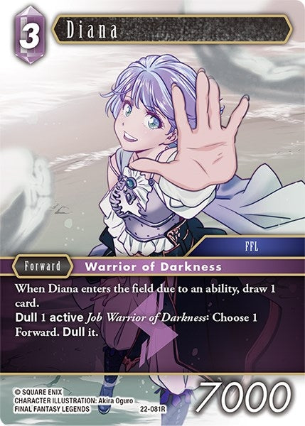 Image for Diana (Hidden Hope) (22-081R) - Final Fantasy TCG