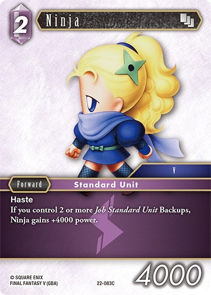 Image for Ninja (Hidden Hope) (22-083C) - Final Fantasy TCG