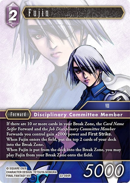 Image for Fujin (Hidden Hope) (22-084R) - Final Fantasy TCG