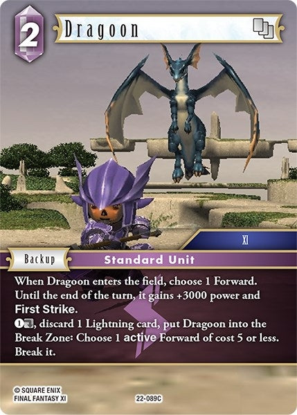 Image for Dragoon (Hidden Hope) (22-089C) - Final Fantasy TCG