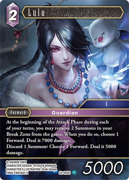 Image for Lulu (Hidden Hope) (22-090H) - Final Fantasy TCG